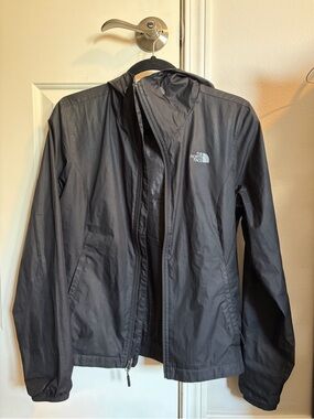 The North Face Black Women's Jacket with White Logo